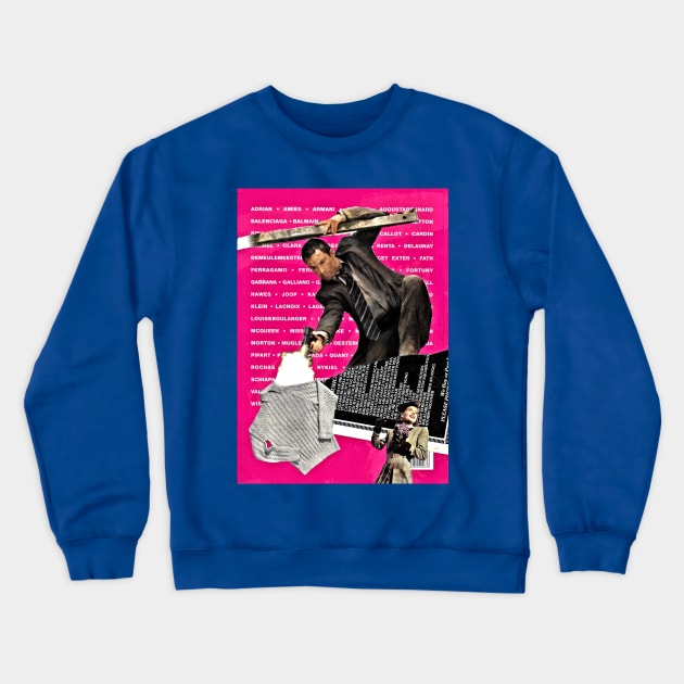 Fashion Police Action Crewneck Sweatshirt by AFKnott